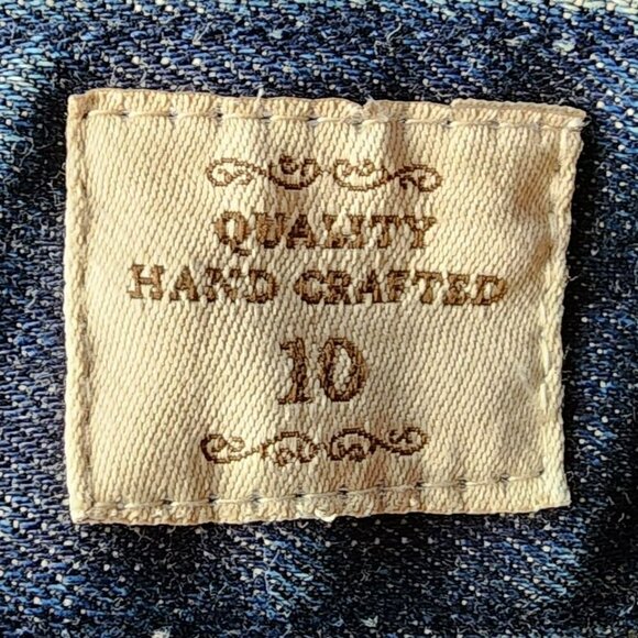 Jimmy'Z Wide Leg Distressed Denim Jeans Womens 10 - Picture 6 of 8